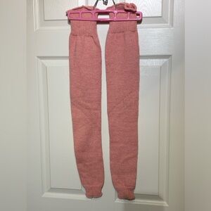 Pink leg warmers - handmade quality